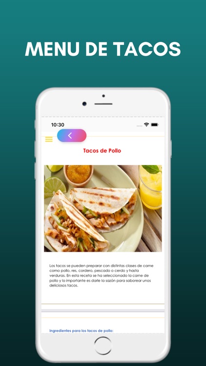 Recetas de Comida Mexicana screenshot-4