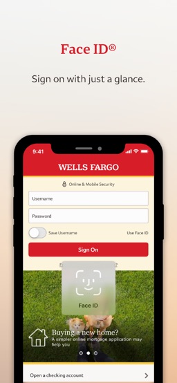 Wells Fargo Mobile app screenshot