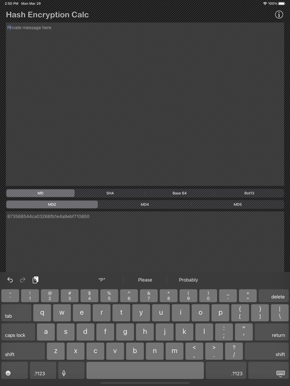 Hash encryption calculator app price drops