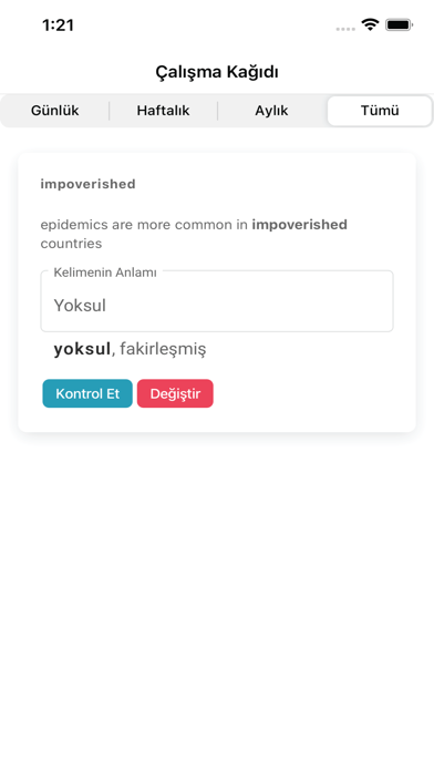 Kelime Defteri screenshot 3