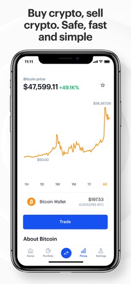 Coinbase – Buy & sell Bitcoin app screenshot