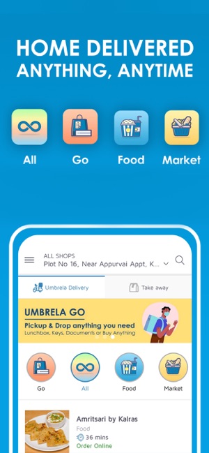 Umbrela Delivery App(圖2)-速報App