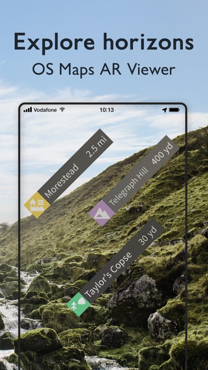 OS Maps: Walking & bike trails