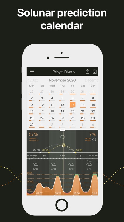 Hunting Calendar, Solunar screenshot-0