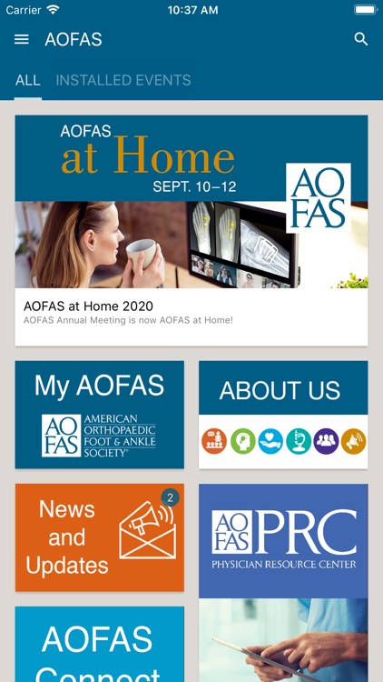 AOFAS Society App