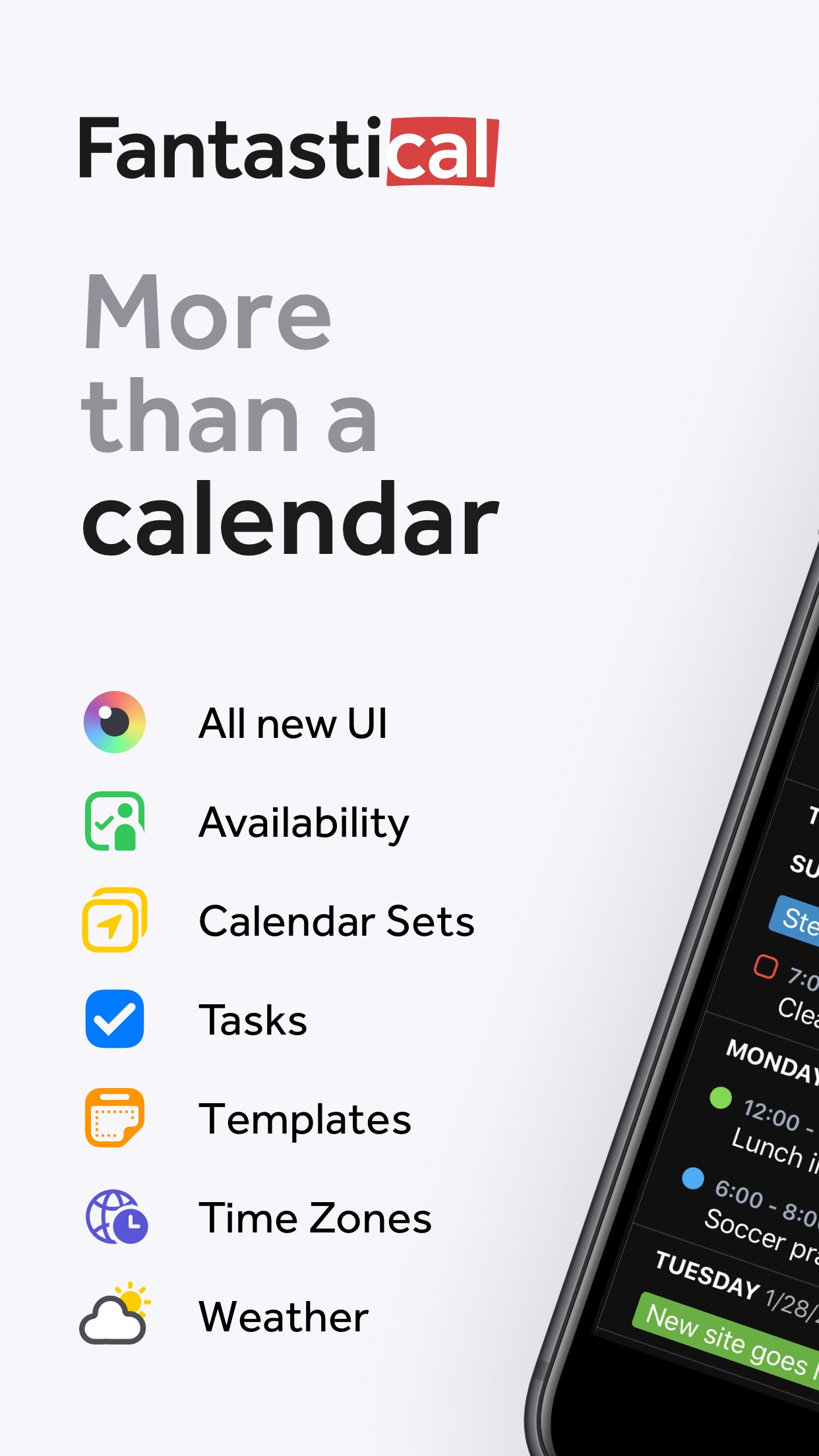 Screenshot do app Fantastical - Calendar & Tasks