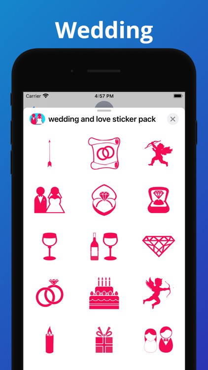 Wedding and Love stickers