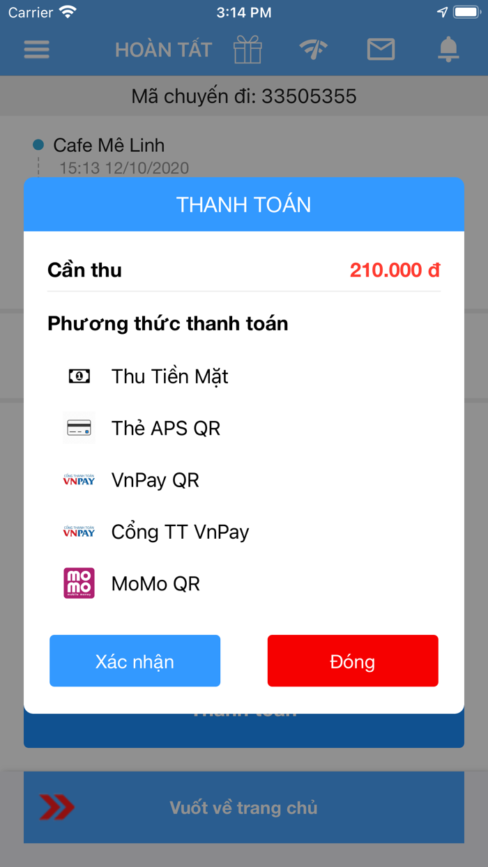 App Tài Xế