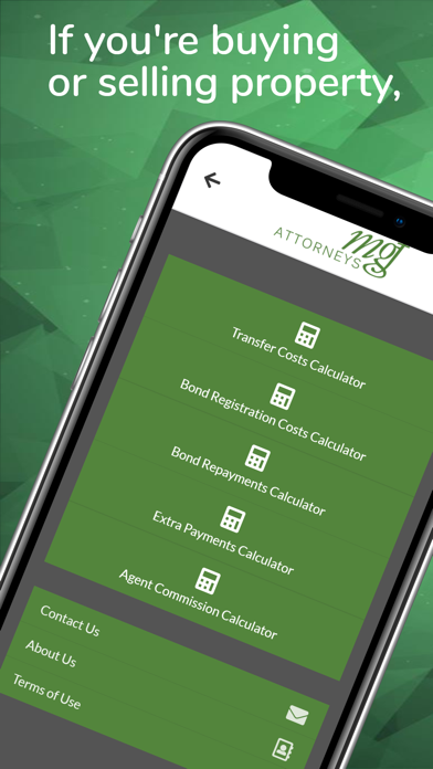 How to cancel & delete MGF Attorneys - Bond/Conveyancing Calculator Ver2 from iphone & ipad 1