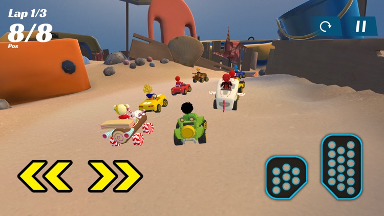 Super Hero Cars Racing screenshot-6