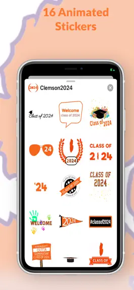 Game screenshot Clemson Class of 2024 Stickers hack