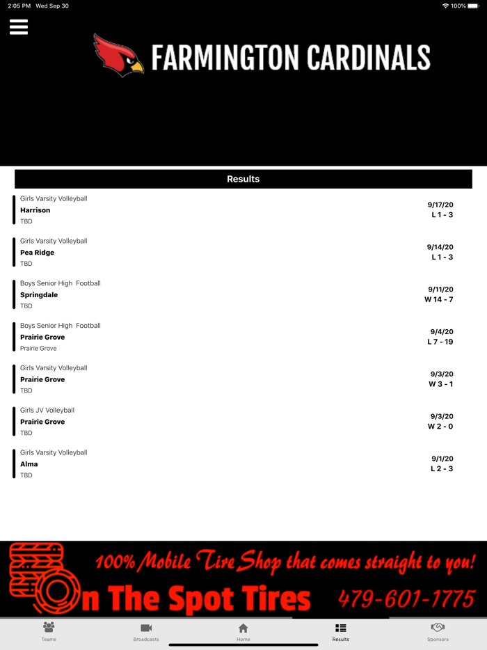 Farmington Cardinals Athletics