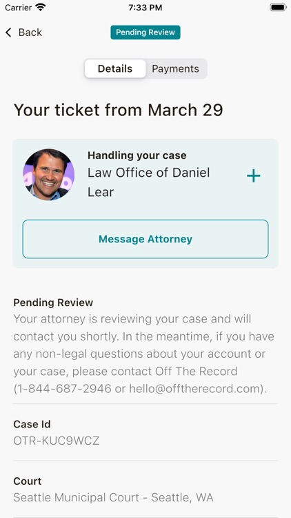 Off The Record: Ticket Lawyer screenshot-8