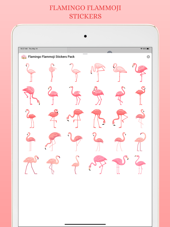 Flamingo FlamMoji Stickers