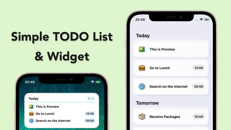 Simple TODO List - Widget Plus