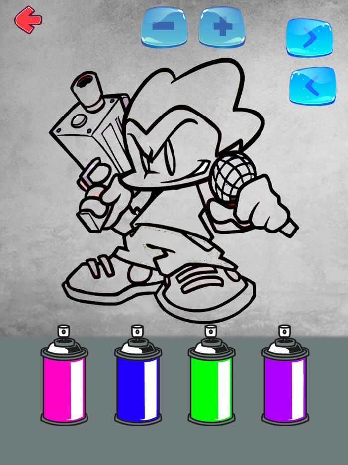 Coloring FN Boyfriend