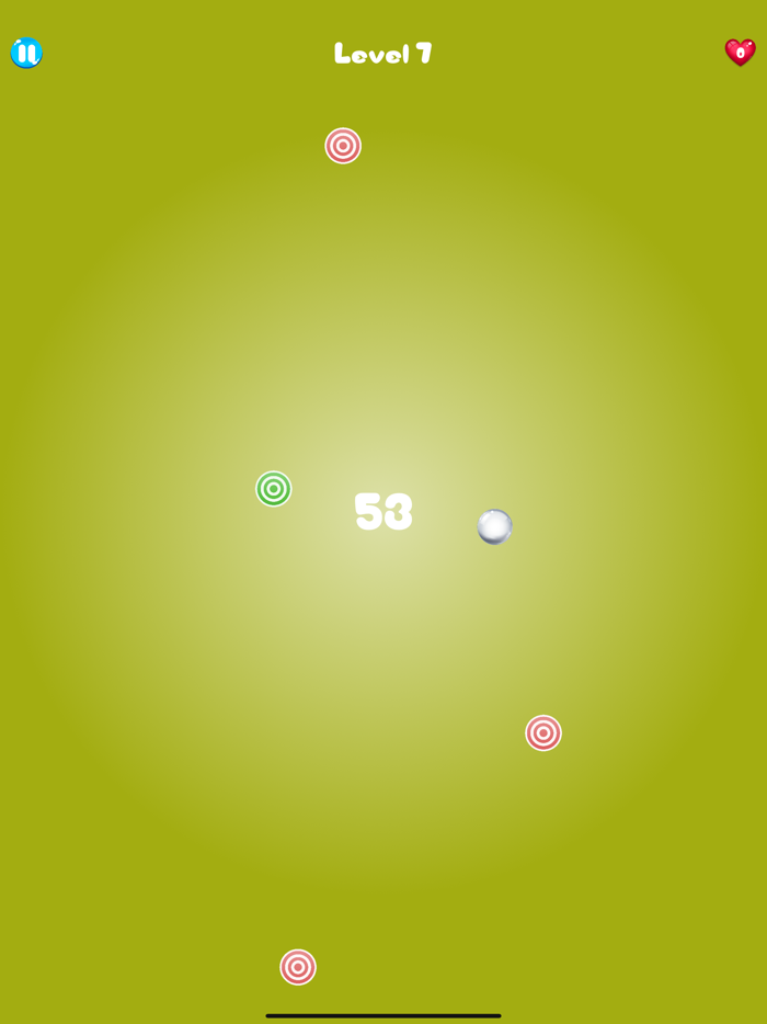 go marble hit the target