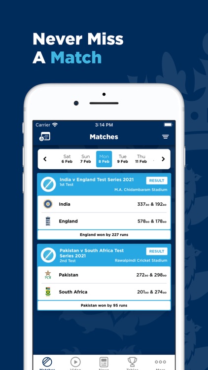 International Sports Cricket Apps