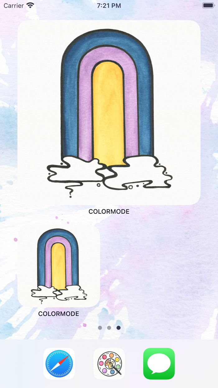 COLOR MODE - YOUR MOOD WIDGET