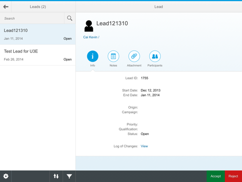 Скриншот из SAP Fiori Client