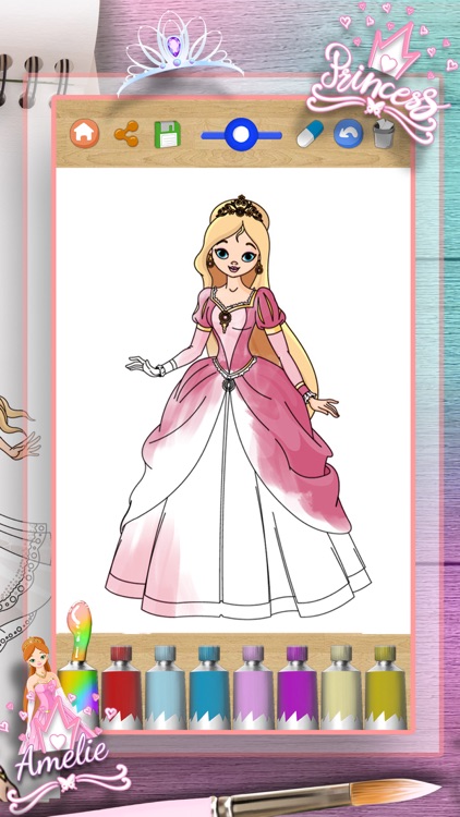 Princess Coloring Book. screenshot-3