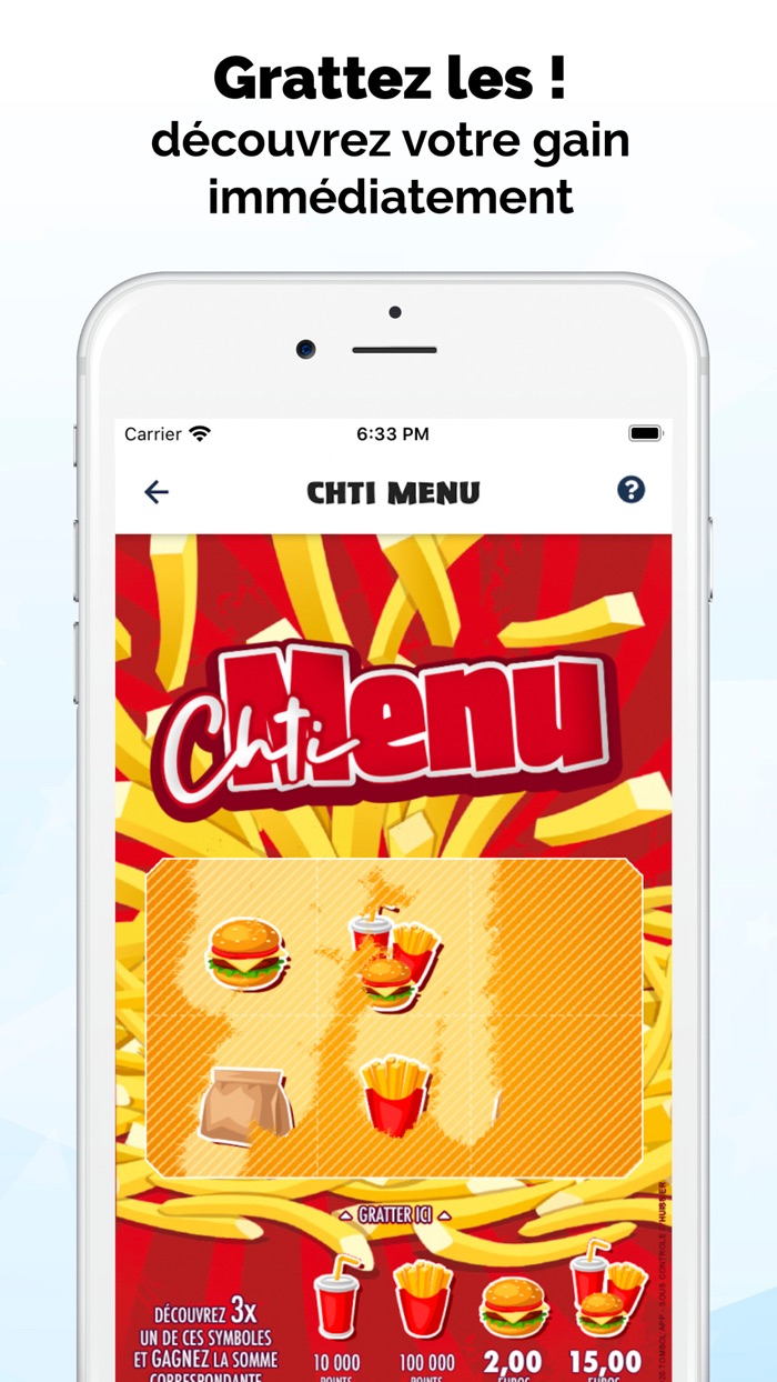 Jeux à gratter TombolApp®