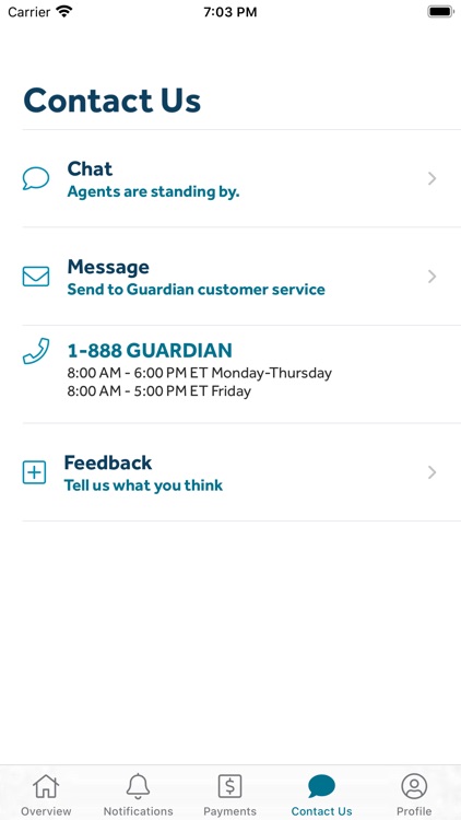 GUARDIAN® Accounts & Policies screenshot-6