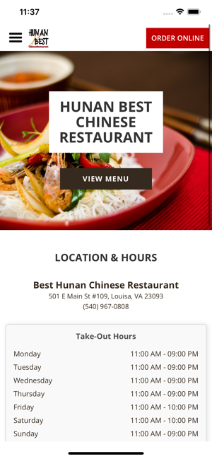 Hunan Best Chinese Restaurant