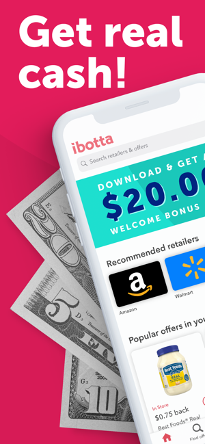 Ibotta Save Earn Cash Back On The App Store