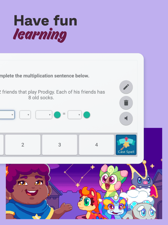 ‎Prodigy: Kids Math Game Screenshot