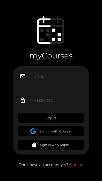 myCourses: Scheduler