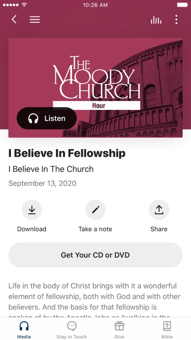 Moody Church Media:Bible Radio screenshot 3