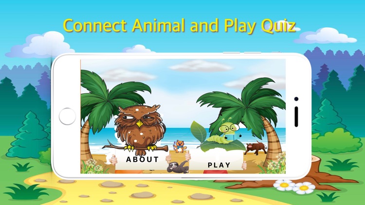 Connect Animal and Play Quiz