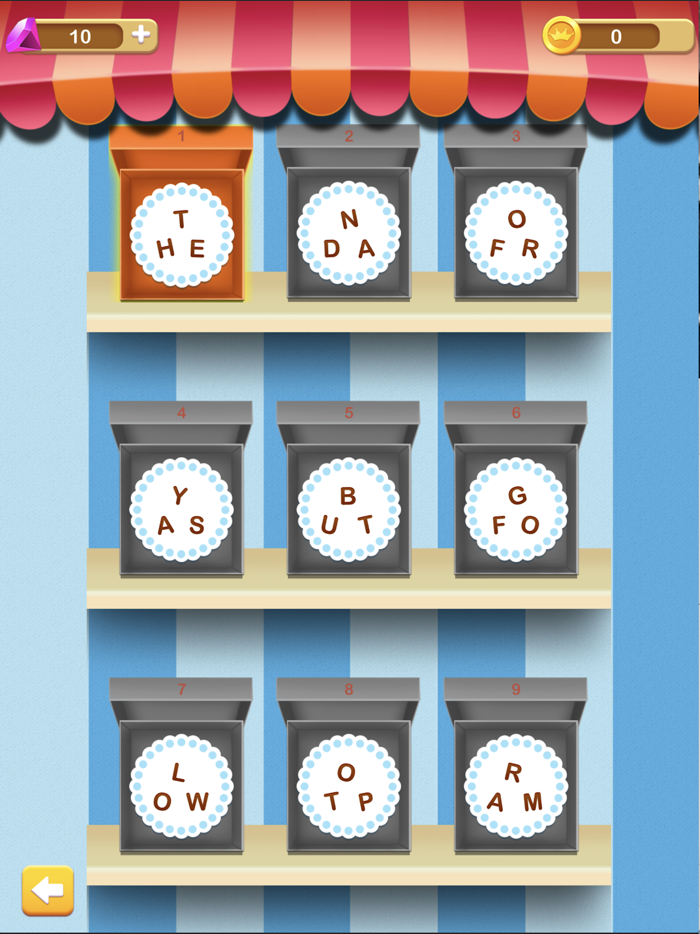 Cross Word-Tasty Food