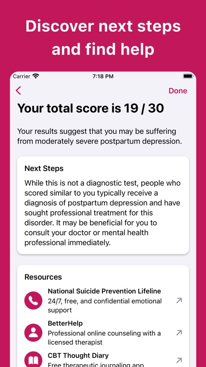Postpartum Depression Test