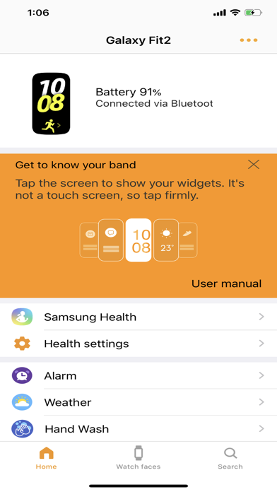 Samsung Galaxy Fit (Gear Fit) screenshot 3