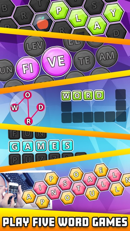 Word Guru: 5 in 1 Form Puzzle