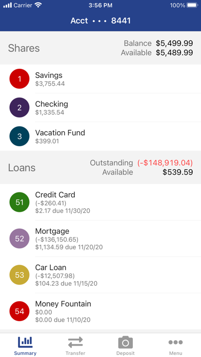 Escondido Federal Credit Union screenshot 2