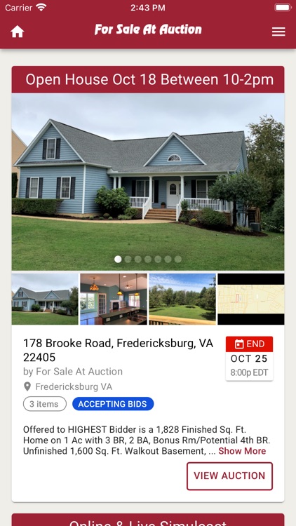 For Sale At Auction