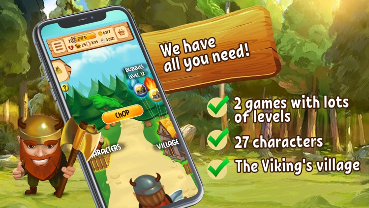 Vikings maze & match 3 game screenshot-5