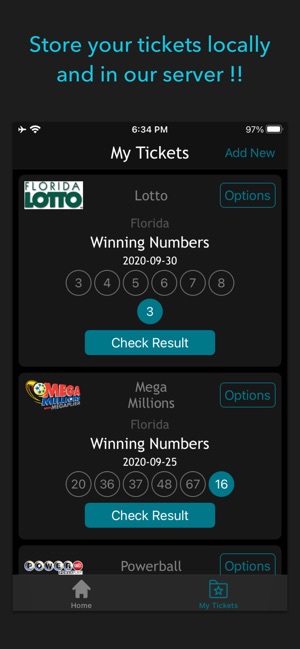 lotto results scan my ticket