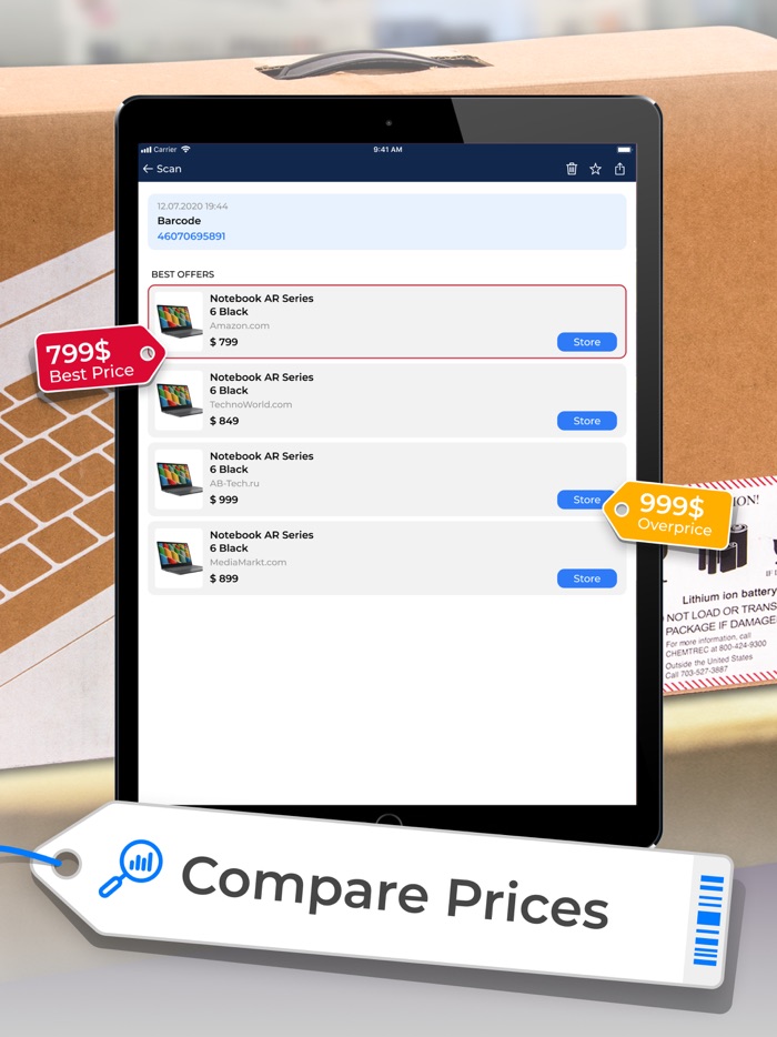 Price Analyzer QR code reader