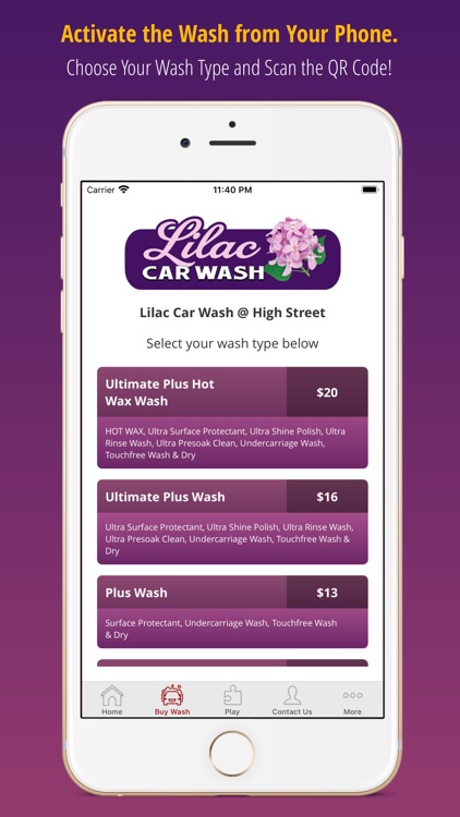 Lilac Car Wash