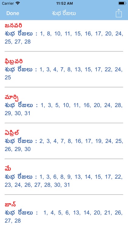 Telugu Calendar - 2021 screenshot-5