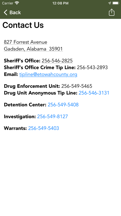 Etowah County Sheriff's Office screenshot 3