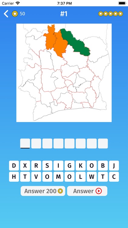 Ivory Coast: Provinces Quiz