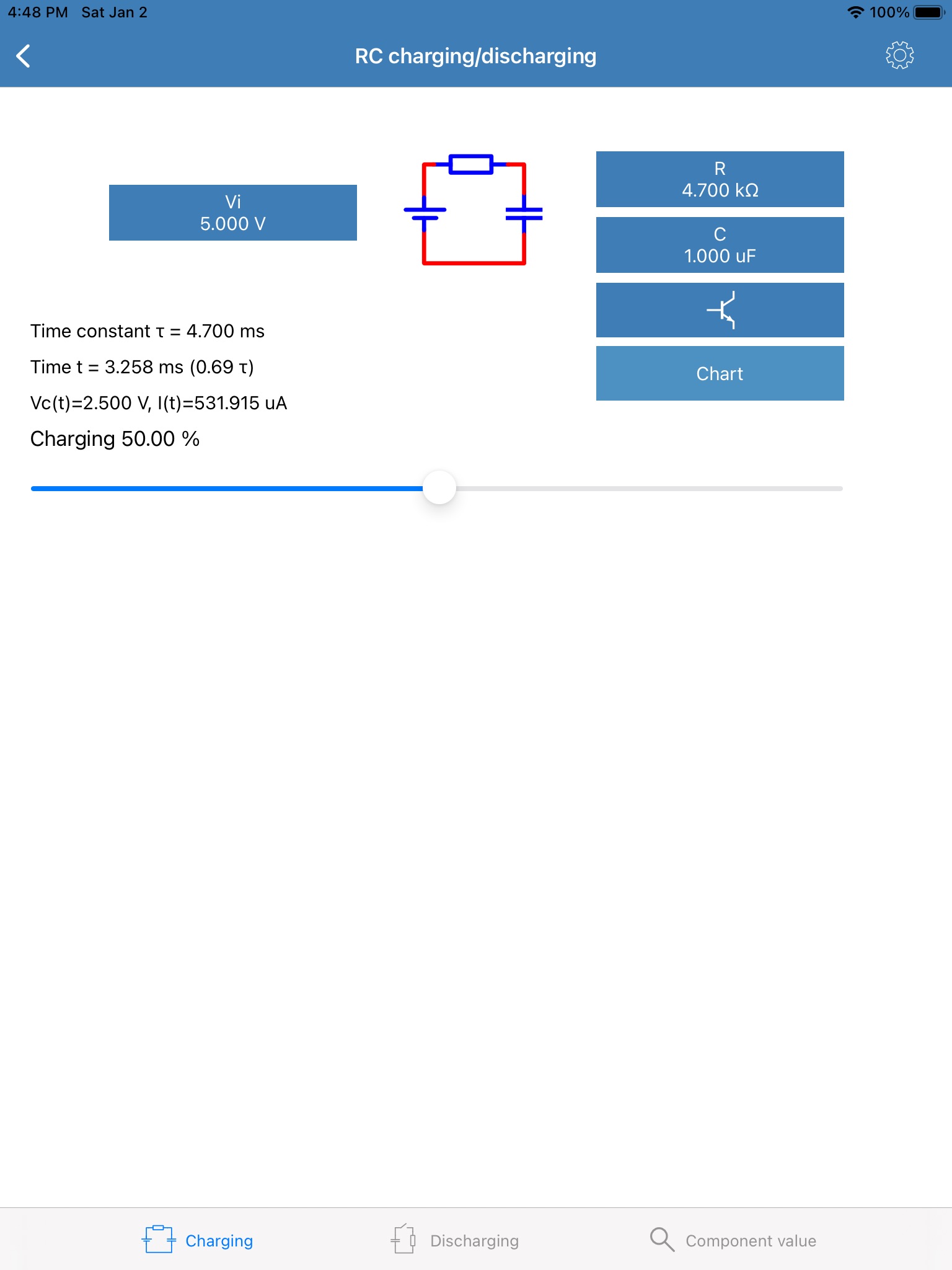 RC Circuit screenshot 2