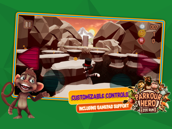 Parkour Hero Animal Runner 3D