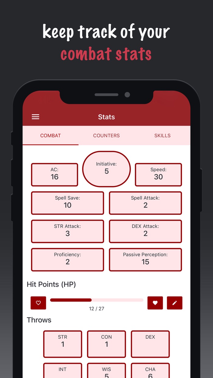 DnD 5e Character Keep