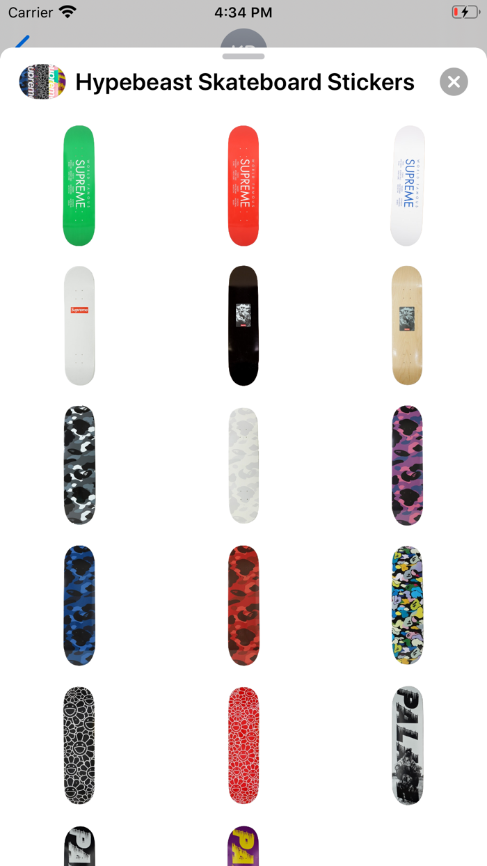 Hypebeast Skateboard Stickers